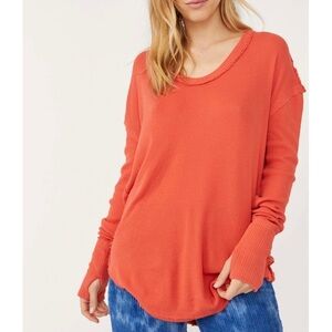 FREE PEOPLE COLBY LONG SLEEVE TOP